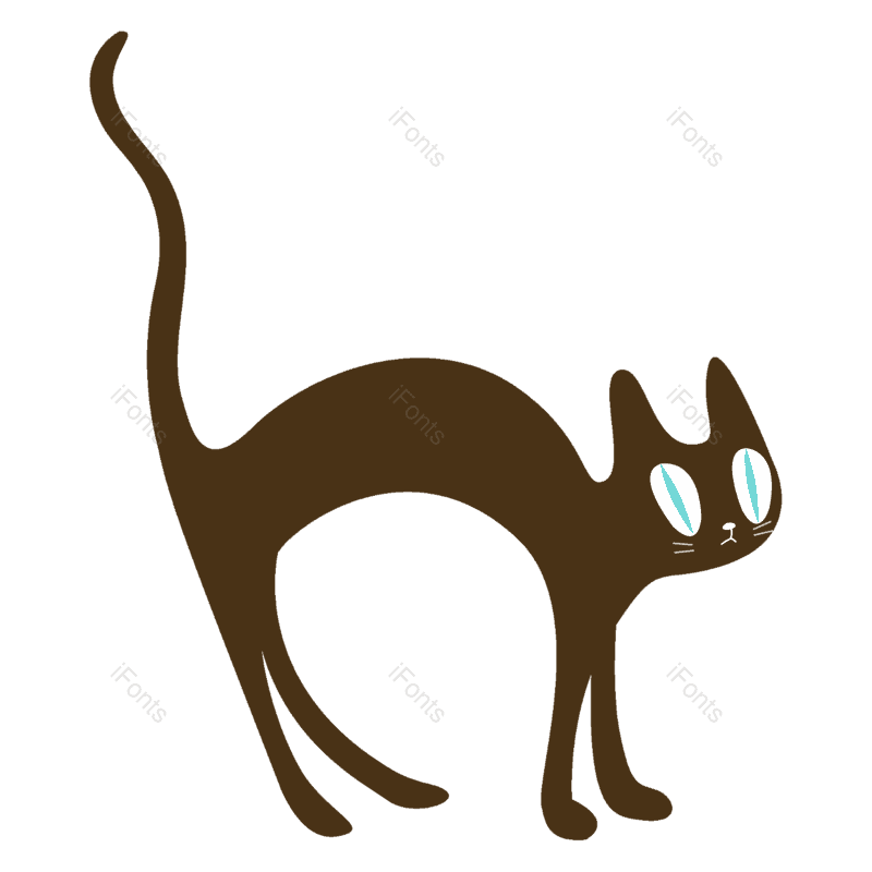 卡通图片,小猫元素,简约PNG,童趣免抠素材